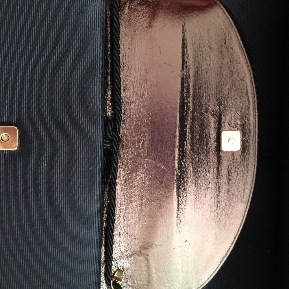Vintage 70's Italian Leather raphael ROMA Clutch - Picture 3 of 6